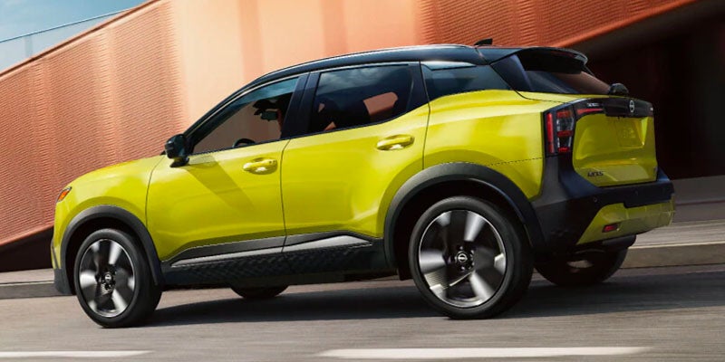 Yellow Nissan Kicks