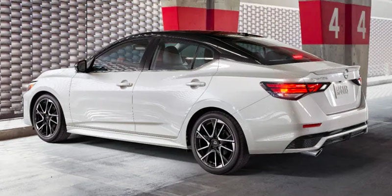 Parked Nissan Sentra